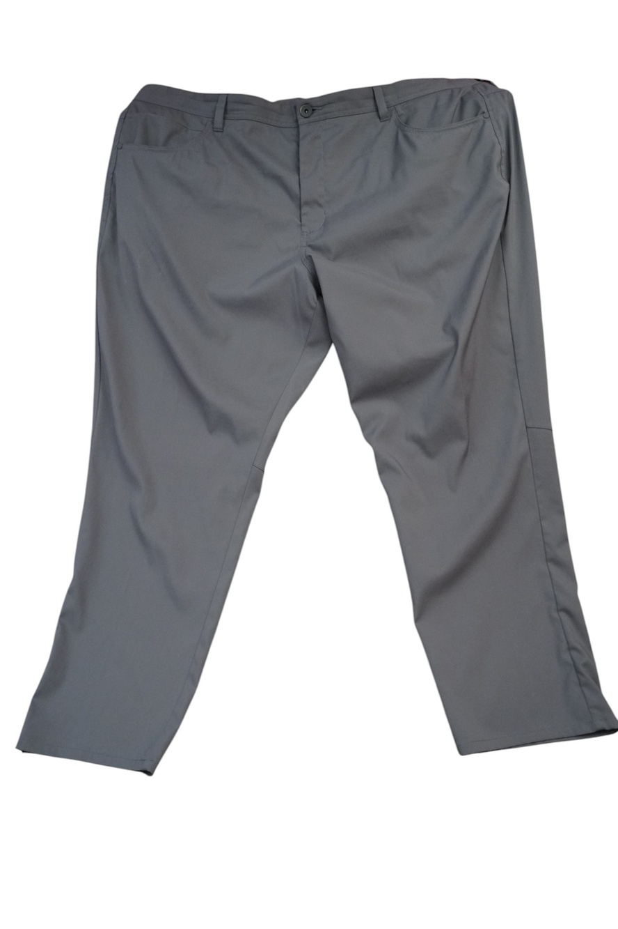 Tommy Bahama Pants Mens 48x30 Gray Stretch Chino 5 Pocket Microfiber Big & Tall